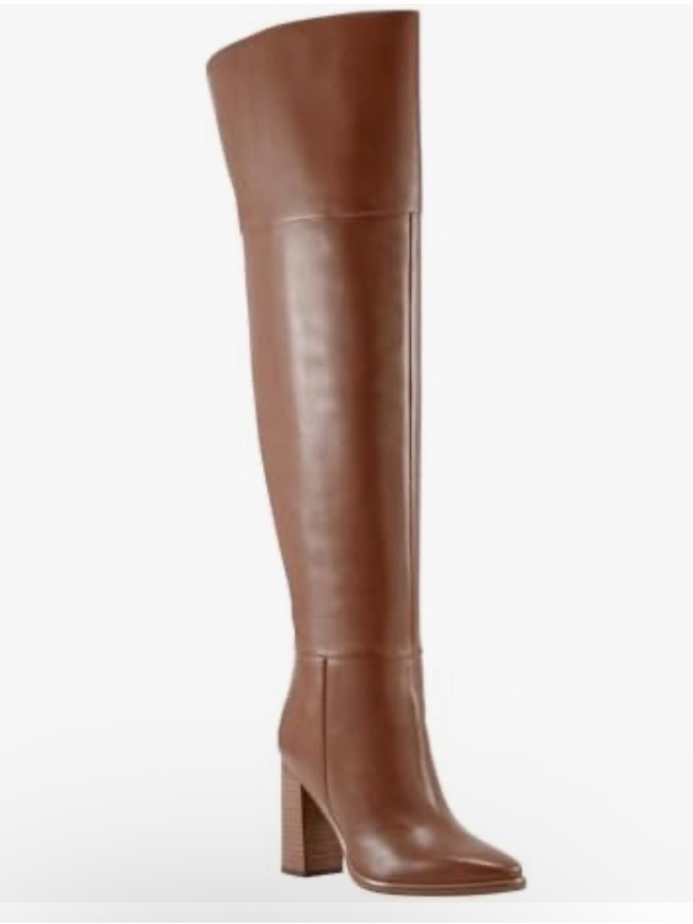 NEW Marc Fisher Lasli over the knee boot tan leather brown women’s 6.5 $227